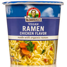 I think the cup of noodles is 300 calories. Dr Mcdougall S Right Foods Big Soup Cups Chicken Ramen With Organic Noodles Azure Standard