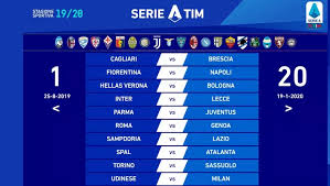 Calendario, date e risultati di tutte le partite. Serie A Sorteggiato Il Calendario Del Campionato 2019 20 La Juve Inizia In Trasferta Numeri Calcio