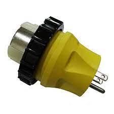 Parkworld 691715 Shore Power Adapter Regular 15a 5 15p Male Plug To Marine 50a Ss2 50r Female Two Hots Bridged With Locking Ring In 2021 Marine Lock Bridge Power Adapter