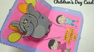 Children are so easy to make cards for and they are always pleased with the result. Children S Day Pop Up Greeting Card Making Idea How To Craftlas Youtube
