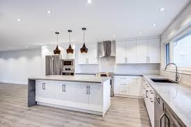 A textured wall makes a beautiful backdrop to a simple kitchen. Effective Kitchen Renovation In Toronto