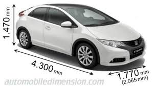 This affordable civic sport comes in at a touch over $24,000 with destination while still looking great, having. Honda Civic Dimensions Boot Space And Interior