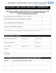 Volunteer Work Application How To Create A Volunteer Work Application Download This Volunteer Work Application Template Now