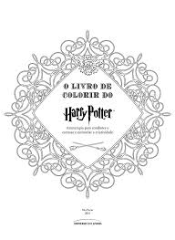 Desenhos do harry potter para colorir. O Livro De Colorir Do Harry Potter Em Portuguese Do Brasil Varios Autores 9788579309564 Amazon Com Books