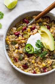 Place couscous in a large bowl. Quinoa Chili Verde The Simple Veganista