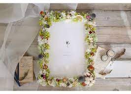 100均フォトフレームを可愛くアレンジするならドライフラワー marry マリー フォトフレーム フォトフレーム 手作り ドライフラワー