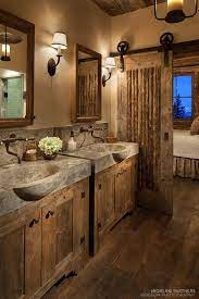 If you are the one who concerns about the cleanliness and coziness of the bathroom, you may consider this rustic farmhouse concept as your bathroom style. 32 Rustic To Ultra Modern Master Bathroom Ideas To Inspire Your Next Renovation In 2021 Barn Door Designs Rustic Bathroom Designs Rustic Bathrooms
