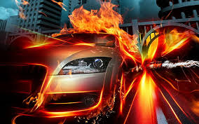 Follow the vibe and change your wallpaper every day! Hd Wallpaper The Cool Hot Car 1920x1200 Jpg Flames Kool Fire Cars Wallpaper Flare