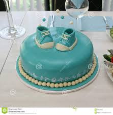 Baby Boy Birthday Cake Stock Image Image Of Celebration 25926421
