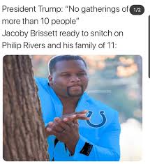 The problem with the colts…they snapped it. Chargers Fan Spreading Some Memes Colts