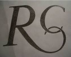 rc monogram cursive alphabet alphabet letters design lettering alphabet
