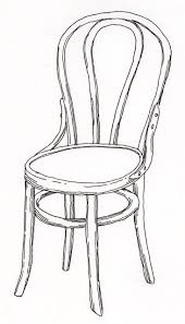 Pen Pencil Paper Draw Contour Drawing Of A Chair Contour Drawing Drawing Furniture Chair Drawing