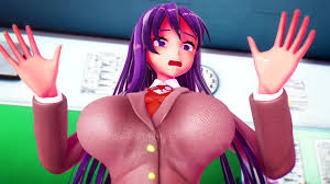 Yuri breasts expansion (Doki Doki Literature Club) | Iwara