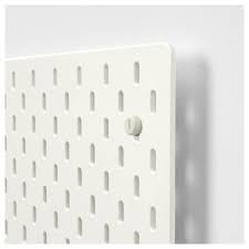 Skadis Panneau Perfore Blanc 76x56 Cm Ikea Peg Board Ikea Ikea Pegboard