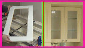 Glass cabinet doors, often referred to as mullions or muntins, are a welcome addition to any kitchen. Kitchen Cabinet Door To Glass Door Steklo V Dveryah Youtube