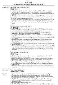 revenue accountant resume example