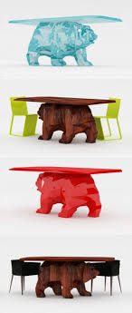 Bear Tables To Bring Out Your Grizzly Side Green Chair Diy Home Decor Decorating Coffee Tables