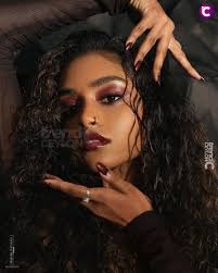 Smrxthi's Stunning Black Outfit Photoshoot for Vurve Salon