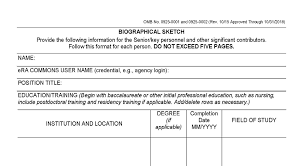 Https Www Morgan Edu Documents Administration Centers Ascend Crafting Your Nih Biosketch 041916 Pdf