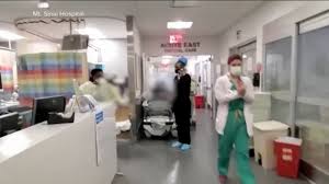 Coronavirus Nyc Video Shows Nyc Hospital Overwhelmed With Covid 19 Patients Abc7 New York