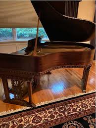Marshall Wendell Antique Baby Grand Piano 66 Original Piano For Sale