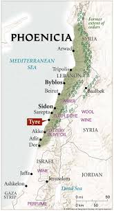 Map Of Phoenicia The Green Shaded Area The Maronite Motherland Ancient History Phoenicia Phoenician