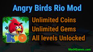 Leeds united / transform magazine: Angry Birds Rio Mod Unlimited Coins Gems All Levels Unlocked Mod4games Com