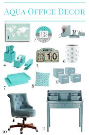 Aqua Office Decor Centsible Chateau Teal Office Decor Aqua Office Office Furniture Decor
