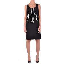Amazon Com Boutique Moschino Dress Black Clothing