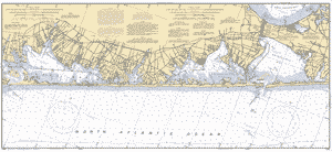 shinnecock bay to moriches bay long island ny nautical chart