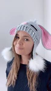 CROCHET PATTERN Sunny The Sleepy Bunny Hat