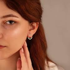 Round Earring Jacket