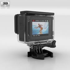 Gopro Hero4 Silver Vector Patterns Design 3d Model Gopro