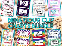Behaviour Clip Chart Bundle