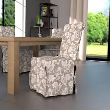 Housse De Chaise En Coton Beige Et Blanc Housse De Chaise Textile De Maison Linge De Maison 10000386271 Housse De Chaise Housses Decoration Interieure