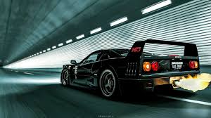 Gas Monkey Ferrari F40 Shooting Flames 1600x900 Ferrari F40 Gas Monkey Garage Gas Monkey