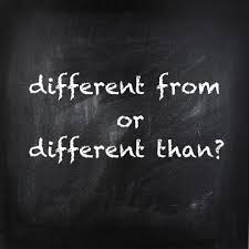 Different From Vs Different Than Everything After Z By Dictionary Com Comparative Adjectives Words Word Usage