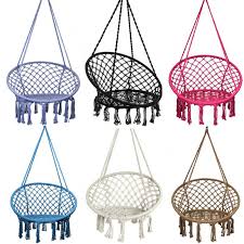 It can be calming, bright, warm, fresh, crisp, or cool — you name it. China Leisure Swing Cotton Rope Hanging Chair Bedroom Hammock Seat Chair For Patio Porch Patio Garden Photos Pictures Made In China Com