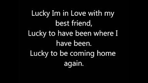 Temukan lagu terbaru favoritmu hanya di lagu 123 stafaband planetlagu. Lucky Jason Mraz And Colbie Caillat Lyrics Youtube