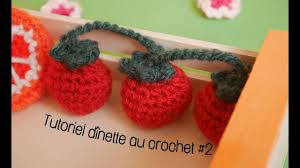 Dinette Au Crochet 2 Tomates Tutoriel Debutant Youtube