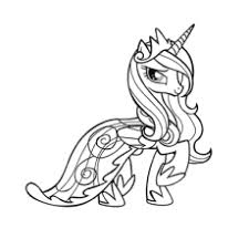 My Little Pony Coloring Pages Princess Cadence Coloring And Drawing