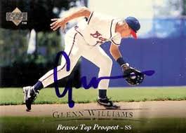 Glenn Williams Baseball Stats by Baseball Almanac - glenn_williams_autograph