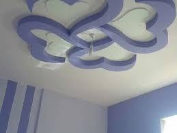 جبس غرف النوم على شكل قلب ديكورموز