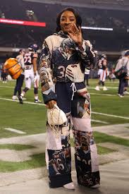 Simone Biles Wears Outfit Full of Photos of Husband Jonathan Owens