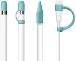 If you don't see the charge status appear for a moment near the top of the screen, make sure that bluetooth is turned on. 4 Piece Frtma For Apple Pencil Cap Apple Pencil Tip Cover Cable Adapter Tether Apple Pencil Cap Holder For Ipad Pro Pencil Ice Sea Blue Tekkh Com