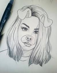 Drawing People Faces Portraits Girls 70 Ideas Drawing People Drawing Sketches Sketches