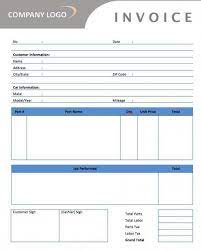 You can even download an invoice template that lets you sign up for microsoft invoicing. 12 Blank Garage Invoice Template Free With Stunning Design With Garage Invoice Template Free Cards Design Templates