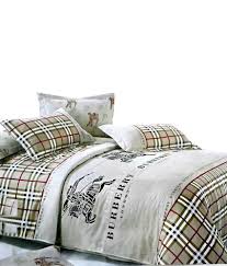 Fressia Burberry London White And Brown Double Bedsheet With 2 Pillow  Covers - Buy Fressia Burberry London White And Brown Double Bedsheet With 2  Pillow Covers Online at Low Price in India - Snapdeal.com