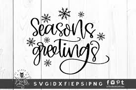 Download Seasons Greetings Graphic By Theblackcatprints SVG Cut Files