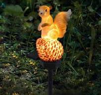 Amazon.com : Solar Garden Lights, Squirrel Solar Powered LED ...